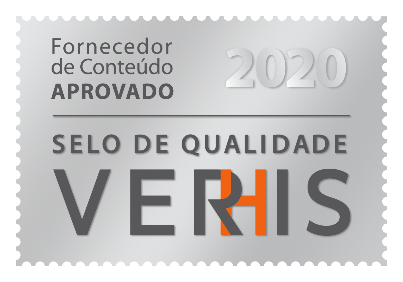 Fornecedor de conteúdo aprovado VERHIS 2020